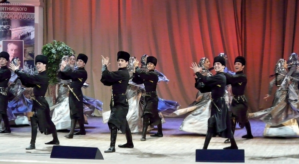 Chechen men traditional dance North Caucasus people nakh Vainakh