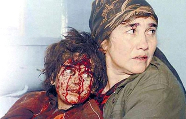 Children of war victims Chechnya people Russia North Caucasus