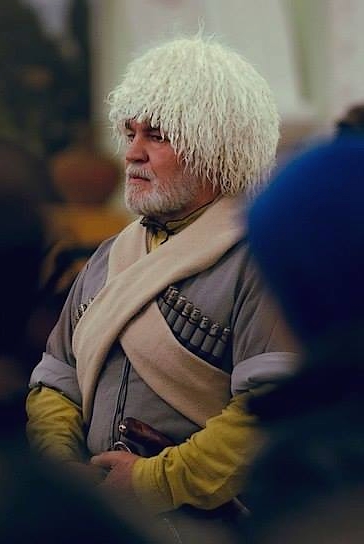 North Caucasus Chechnya people chechen men traditional costume