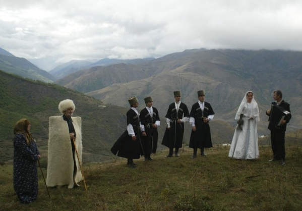 North Caucasus Chechnya people chechen men women chechens